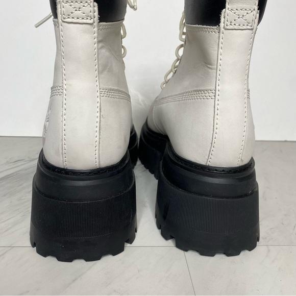 Timberland Sky White Black Chunky Lace Up Boot 9 - Picture 4 of 16